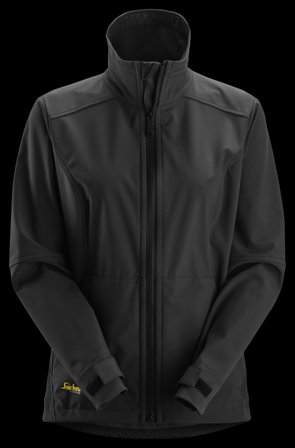 Snickers Workwear 1247 Softshelljacka svart L, Kläder