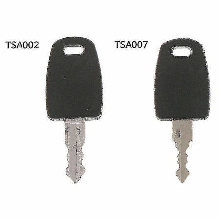 Multifunktion Tsa002 007 Nyckelpaket Resväs Tull Tsa Låsknappar (2-pack)