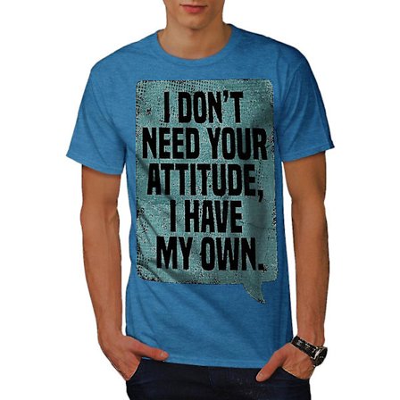 My Attitude Saying Funy Men Royal T-shirt