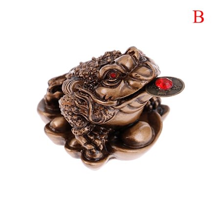 Feng Shui Penge Lucky Fortune For Frog Toad Mønt Ornamenter Luc