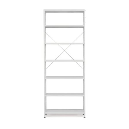 Reol IDEAL, grundsektion, 2500x1010x400 mm, grå