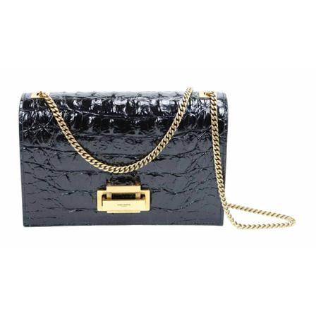 Saint Laurent Vintage Shoulder Tass , Zwart , Dames , Maat: ONE Size Vintage Tassen