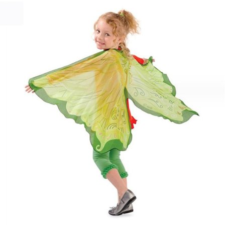 Dobbeltsidede Fe-Sommerfuglevinger Kostume til Piger Børn Halloween Kostumer