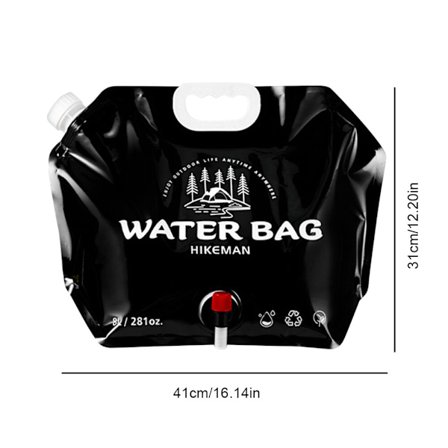 5/10/15/20L hopfällbar vattenpåse Bärbar Camping Wa