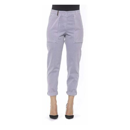 Peserico, Jeans Pant Paars, Dames, Maat:S