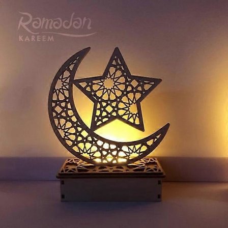 Ramadan eid mubarak dekoration LED-lampe