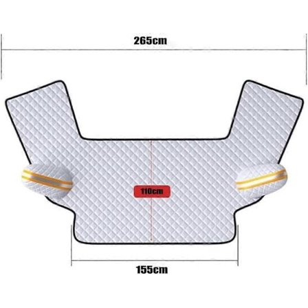 Auton tuulilasin suojus Nissan Qashqai J12 SUV 2021-2025 -malleihin, talvinen tuulilasin peite suojaa jäätymiseltä, lumelta ja jäältä, etuikkunan 