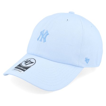 47 Brand - MLB Blauw unconstructed Cap - New York Yankees MLB 47 Clean Up Ice Dad Cap @ Hatstore