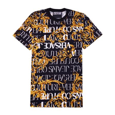 Versace Jeans Couture T-shirt , Zwart , Heren , Maat: M