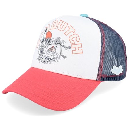 Von Dutch - White trucker Caps - Kids Screen Print Surf Black/White/Red A-Frame Trucker @ Hatstore