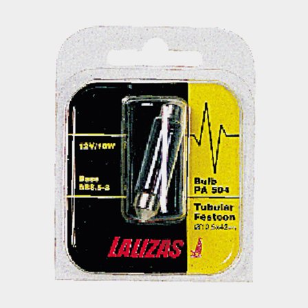 Spollampa 12V 10W 11x41mm blisterförpackning