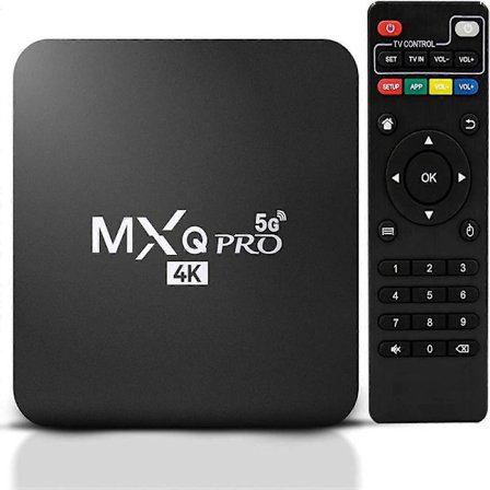 5G MXQ PRO 4K TV-box Android 10.1 Fyrkärnig Smart Media Player 1GB+8GB
