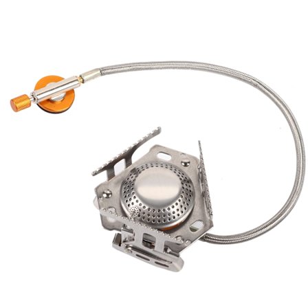 3500W Portable Outdoor Picnic Gas Stove Folding Backpacking Camping Mini Metal Burner