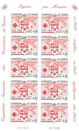 Monaco 1999 - YT 2188 - Postfrisk miniark