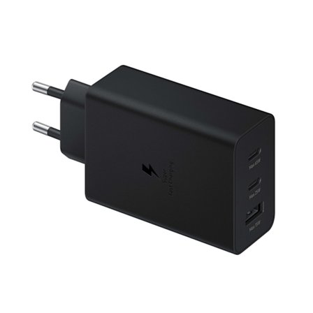 Samsung 65W PD Strömadapter Trio – Svart