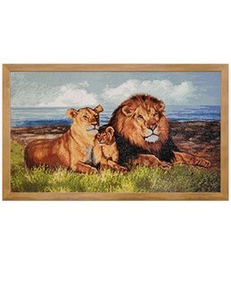 Diamond painting Lejon