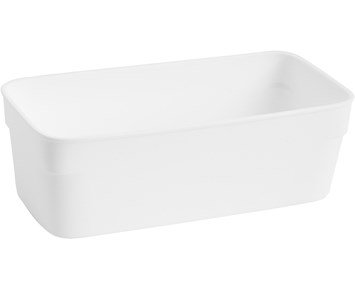 Nordiska Plast Småförvaring 74x148mm Vit till Flexible Clear - Oppbevaringsboks i plast, 14,8 x 7,4 cm