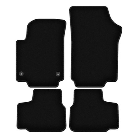 BASIC svarta velourmattor för: Seat Mii halvkombi (2011-)_MGF