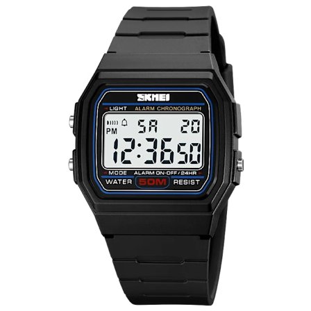 SKMEI 2042 Digital Sportklocka för Utomhusbruk, Herr, Militär, Vattentät, Kalender, Datum, Vecka, Herrarmbandsur, Elektronisk Klocka 1381 reloj