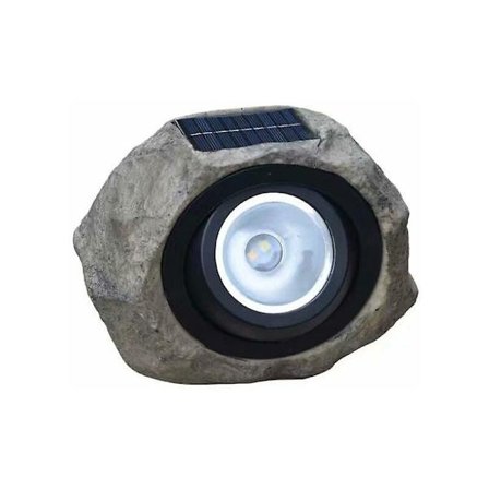 Solcellssimulerad stenlampa för trädgård, utomhuslampa för trädgård, gräsmatta, dekorativ strålkastare