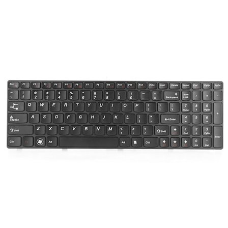 Kestävä ja kätevä vaihtoehtoinen näppäimistö Lenovo B575E/B570E/V570G/V570A/V580/B575/B570Black -näppäimistölle