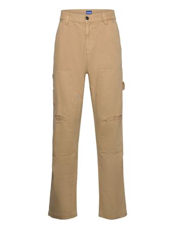 Garon243D Bottoms Trousers Cargo Pants Beige HUGO BLUE
