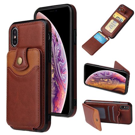 iPhone XR - Skyddande Skal med Kortfack