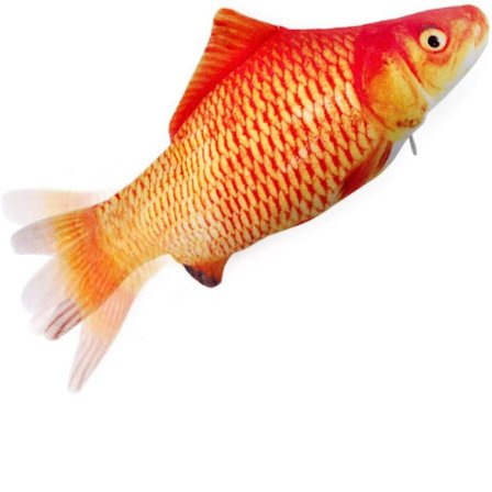 Interaktiv Kattleksak Sprattlande Fisk Orange