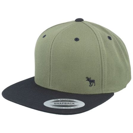 Hunter - Grön snapback Keps - Tiny Moose Olive/Black Snapback @ Hatstore