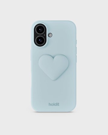 HOLDIT Silicone Sticker Heart Mineral Blue, Tøj & Bolig, Elektronik, Telefon & Mobiltilbehør