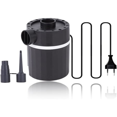 Elektrisk Luftpump Inflator Deflator, 2-i-1 Elektrisk, Vakuumpåse & Uppblåsbar Madrass, 0,17 kg lättviktig enkel att bära