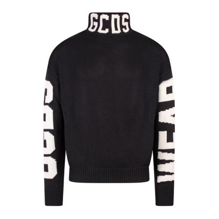 Gcds, Knitwear Cc 94M380030 Zwart, Heren, Maat:XS