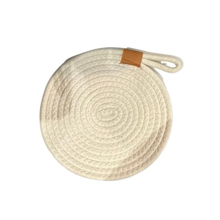 Underlägg Grytunderlägg Textil Vit