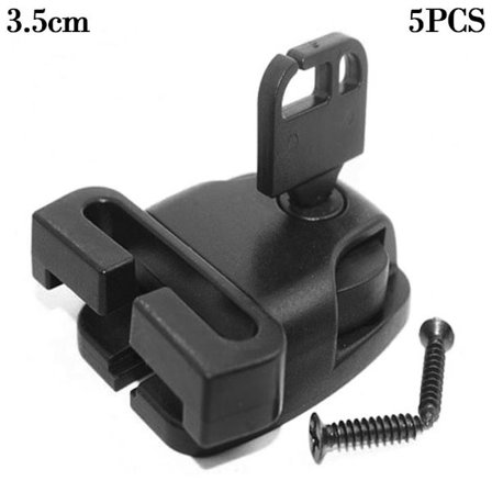 5 stk Sidefrigjøringsspenner Buet spenne 3,5CM 3,5CM