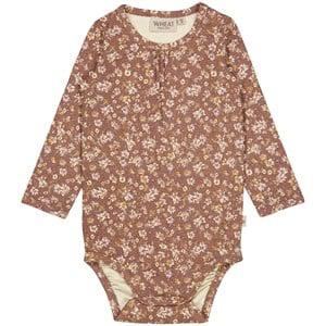 Wheat Vintage Rose Flowers Liv Baby Body - All in ones - 9 months - Pink