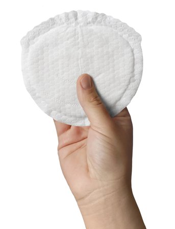 Carriwell Disposable 50X Bamboo Breast Pads - White - ONE SIZE