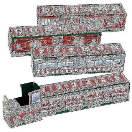 2025 Joulun odotusajan joulukalenteri 24 päivän yllätyslaatikko Joulujuna sokkolaatikko Cc--