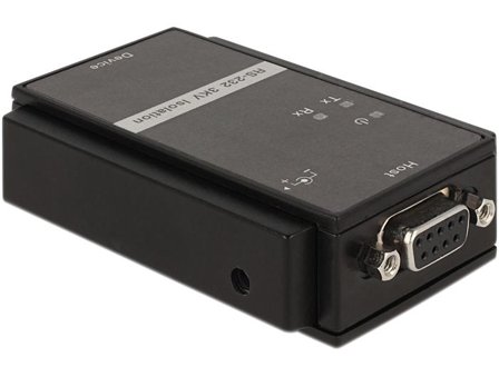 Delock Converter RS-232 > RS-232 with 3 kV Isolation - serial isolation adapter