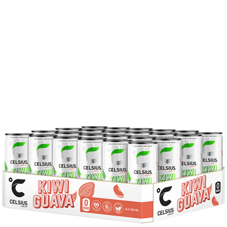 24 x Celsius, 355 ml, Kiwi Guava