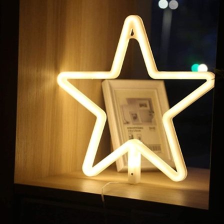 Noctilucent lampe, neonveggdekorasjon med kattsignatur Noctilucent lampe