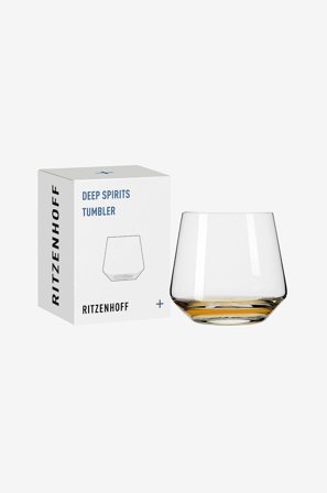 Ritzenhoff - Whiskeyglas Deep Spirits Geo 2 - Transparent - Drinkglas & shotglas - Från Homeroom