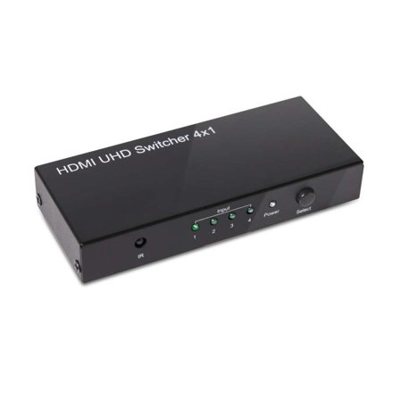 Club 3D SenseVision CSV-1370 - video/audio switch - 4 porter