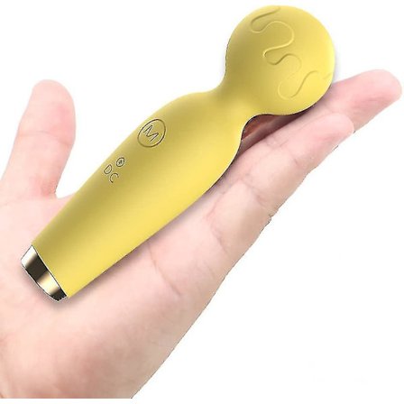 Uppgraderad mini ryggmassageapparat - sladdlös kroppsmassageapparat med 10 kraftfulla lägen för kroppen lindrar nacke, axel, rygg, midja, ben, 