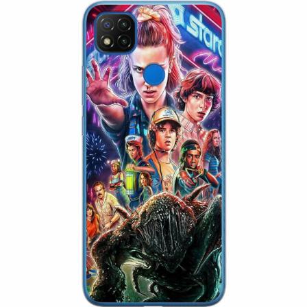Xiaomi Redmi 9c Genomskinligt Skal Stranger Things