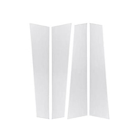 4 st B-stolpslister för bilfönster till Gls Class 2016-2023, krom aluminiumlister