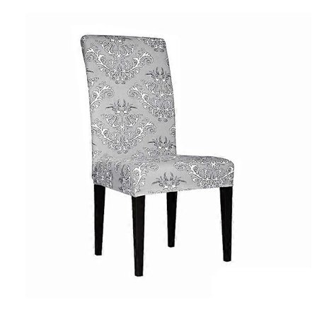 4 stk Elastiske Spandex Stolsædebetræk Beskytter til Spisestue Køkkenstole Strækbare, Spisebordsstol Møbel Pudebetræk Betræk