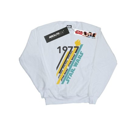 Star Wars Retro 77 Stripes Sweatshirt XXL Vit