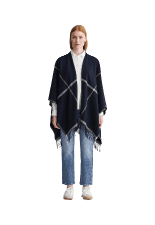 Newhouse Flauto Cape Halsdukar & scarves Dam Blå ONESIZE