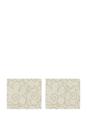 Marimekko Home P.piirto Unikko Place Mat 2Pcs - Beige - 35X45CM