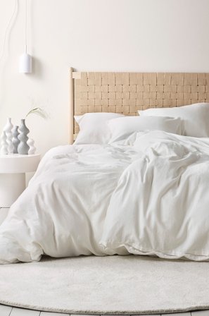 Jotex - Dynetrekk i Sateng Hvit - NEZZIE - Kjøp Sengesett hos Jotex